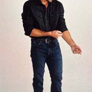 Tecovas Black Casual Button Down Shirt